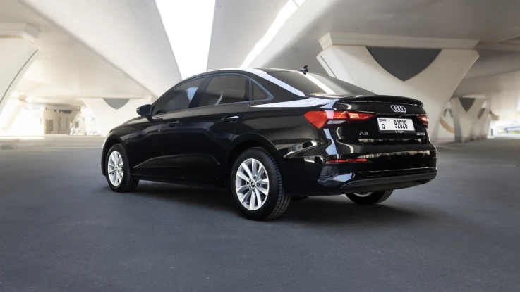 AUDI A3 2023 BLACK RENTAL IN DUBAI - undefined
